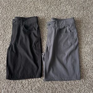 IZOD Advantage Performance Black & Gray Shorts